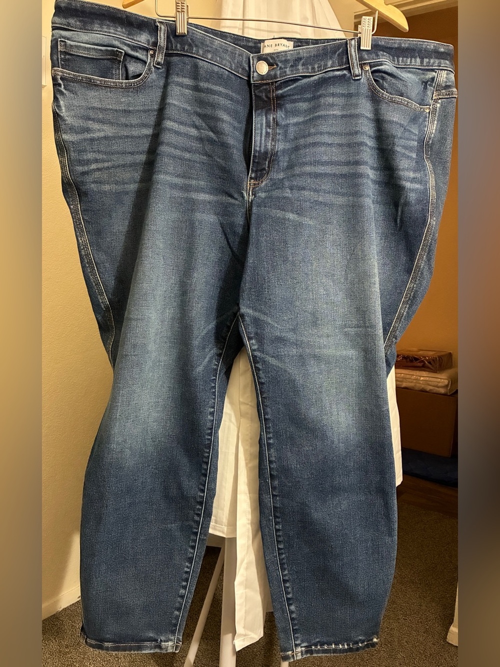 Lane Bryant Women's Mid-rise Skinny Jeans in Medium Blue Wash